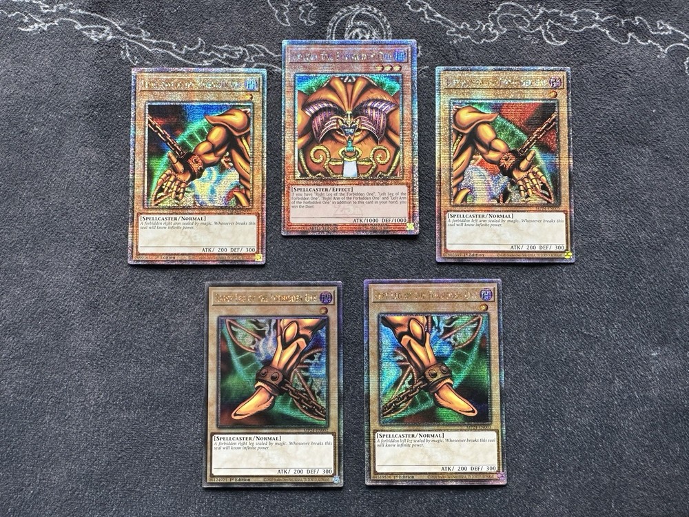 Exodia The Forbidden One QCR Complete Quarter Century Rare Set Yugioh TCG