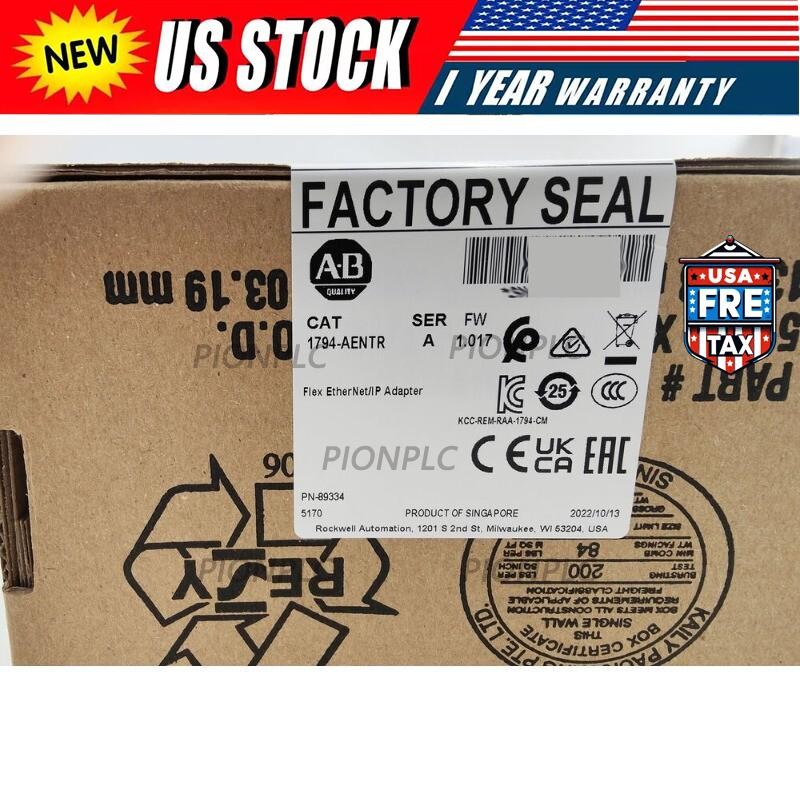 Allen-Bradley 1794-AENTR AB I/O Module  EtherNet IP Adaptor IN STOCK US Free Tax