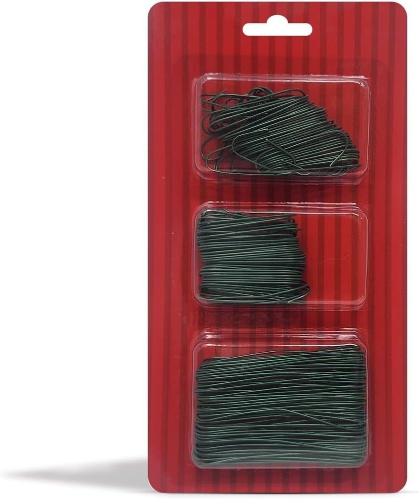 300 Green Ornament Hooks for Christmas Tree Decorations