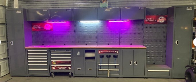 Heavy-Duty Industrial Mechanics Toolbox – Garage Tool Cabinet System Free Ship