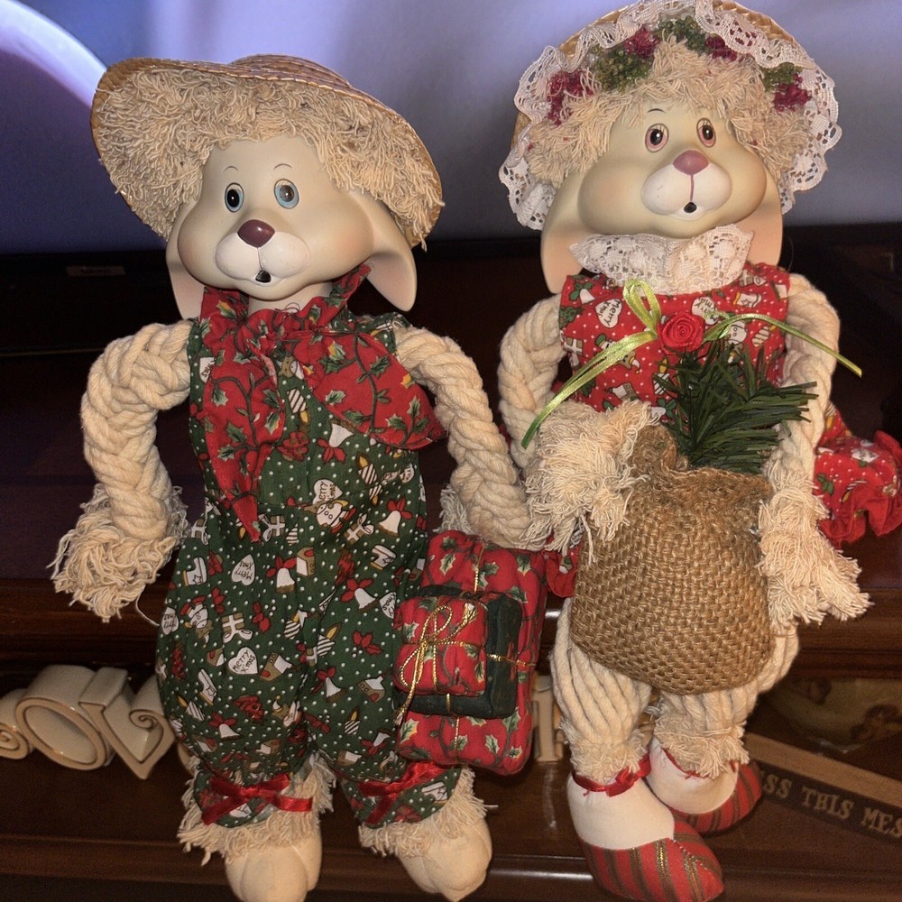 Vintage 1994 House Of Lloyd Set Of 2  Rag Dolls -18