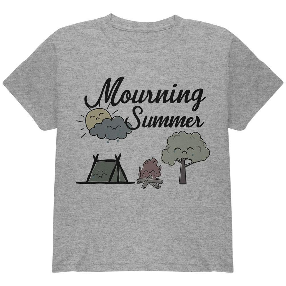 Back To School Mourning Summer Beach Youth T Shirt-image
