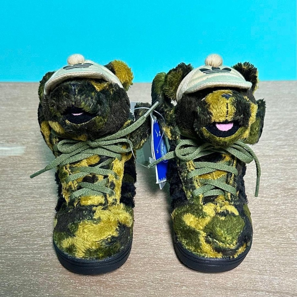 Adidas Jeremy Scott Camo Bear Q20918 Kids Size US5K JP12.0cm No Box New