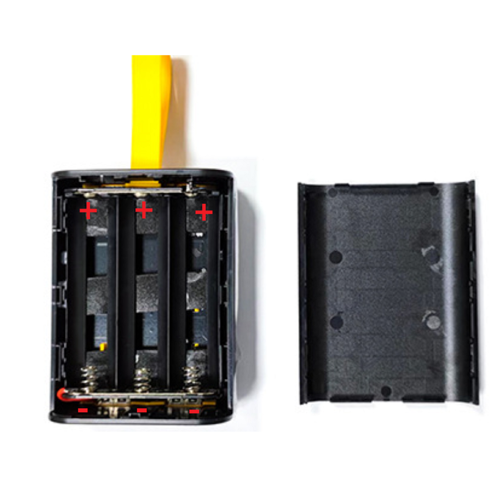 Portable 3 Slot 18650 Battery Case DIY Welding-Free Power Bank Charger Box