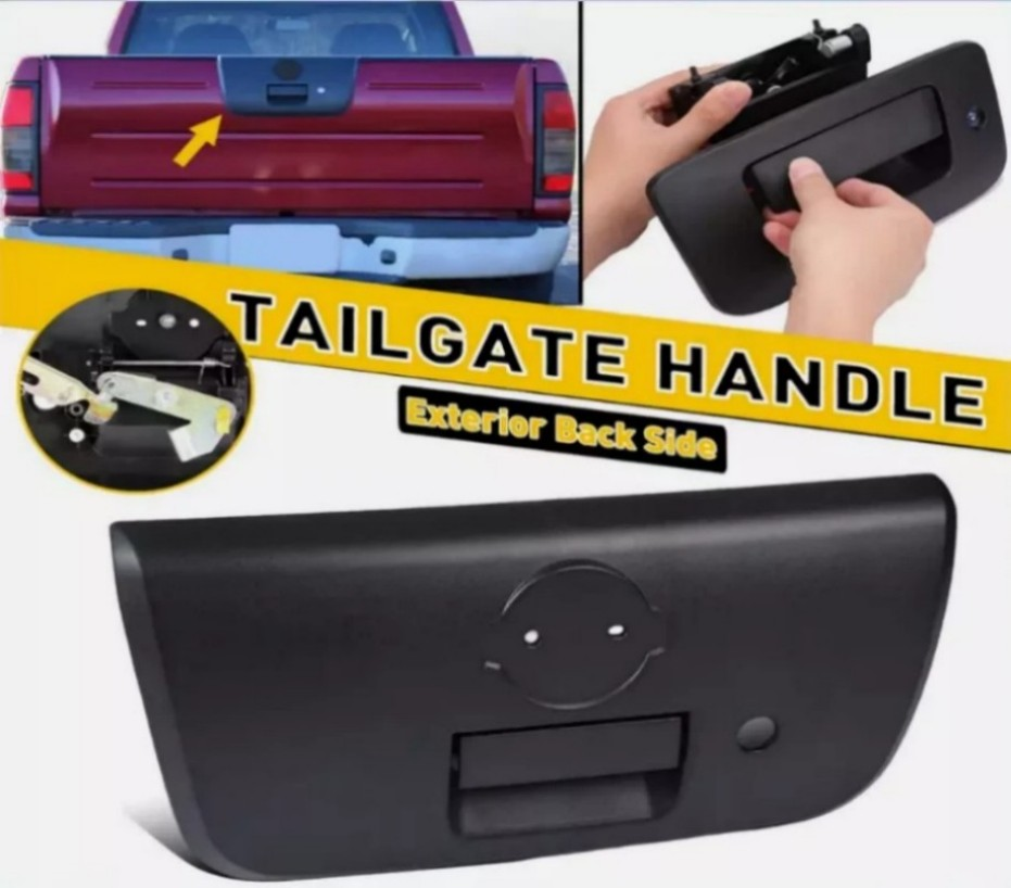 Fit For 2001- 2004 Nissan Frontier Rear Tailgate Handle Replacement Textured&#*