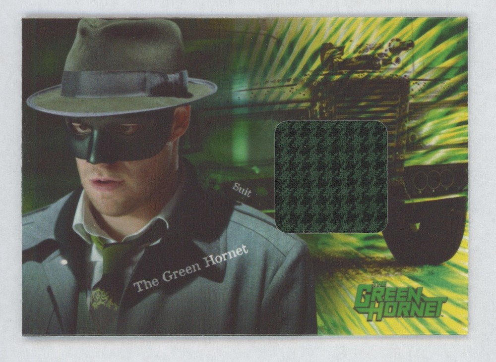 Green Hornet 2011 Movie Seth Rogan as The Green Hornet Costume Card 51/500  Imag