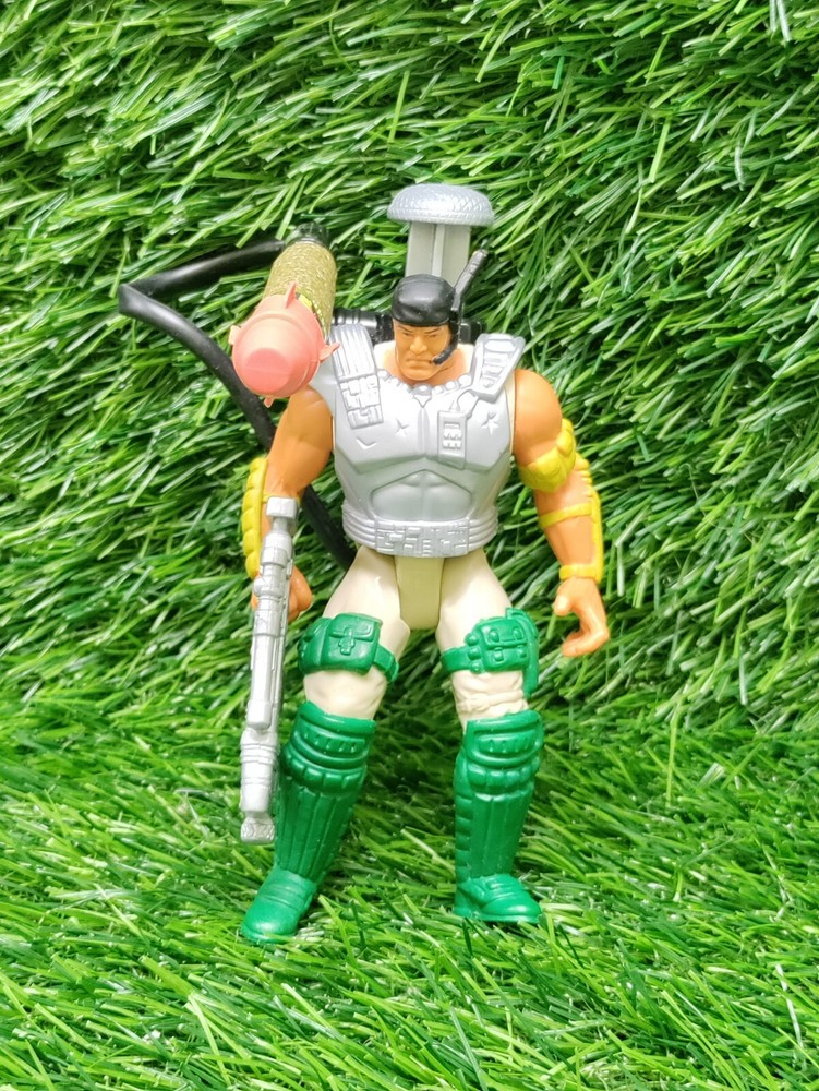 1995 Kenner GI Joe Extreme LT Stone Deluxe Figure with Ultra Slam Firepower Action  