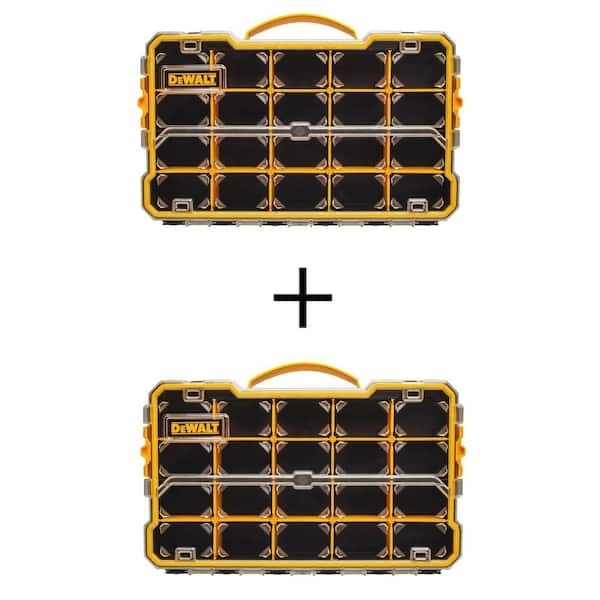 DEWALT 20-Compartment Pro Small Parts Organizer (2 Pack)