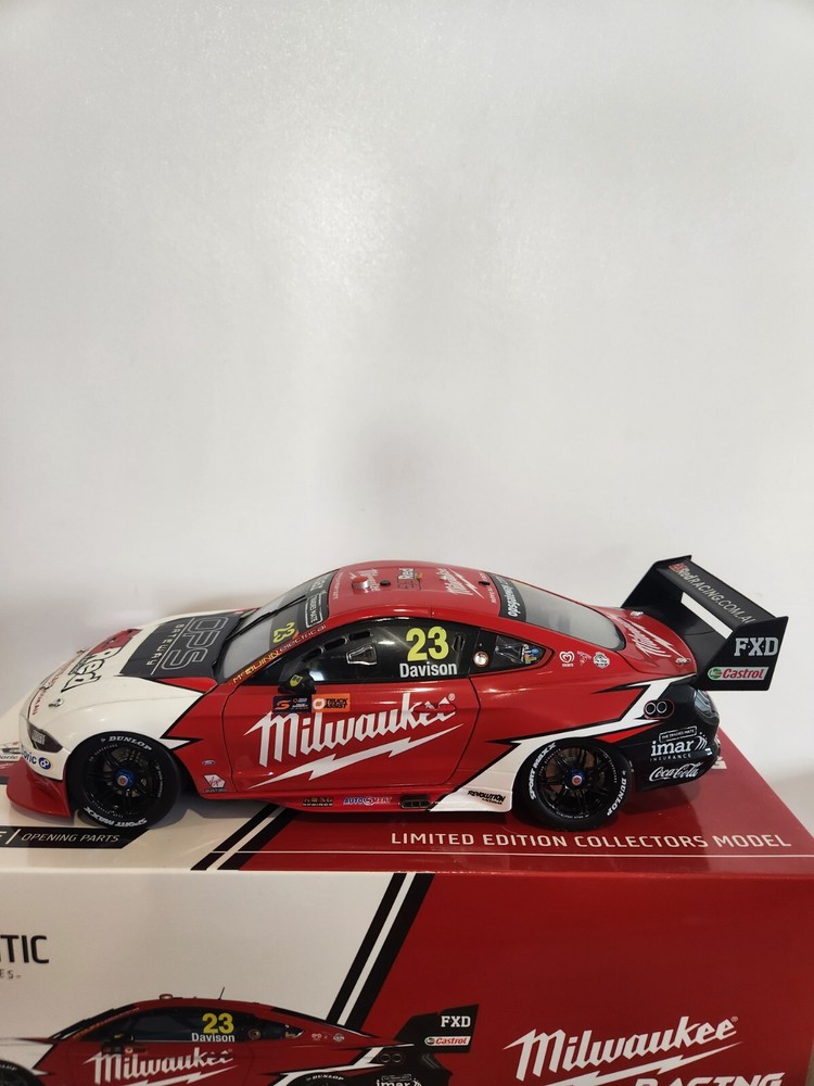1:18 WILL DAVISON #23 MILWAUKEE FORD MUSTANG GT 2019 SUPERCARS CHAMPIONSHIP