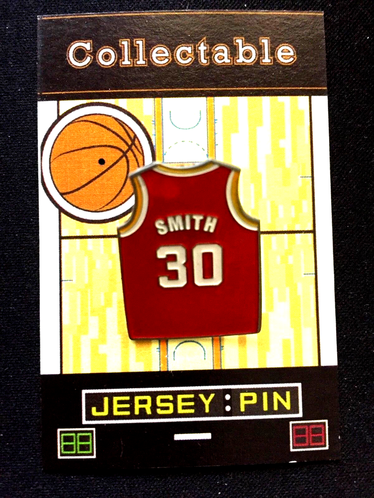 Houston Rockets Kenny Smith The Jet collectible jersey lapel pin