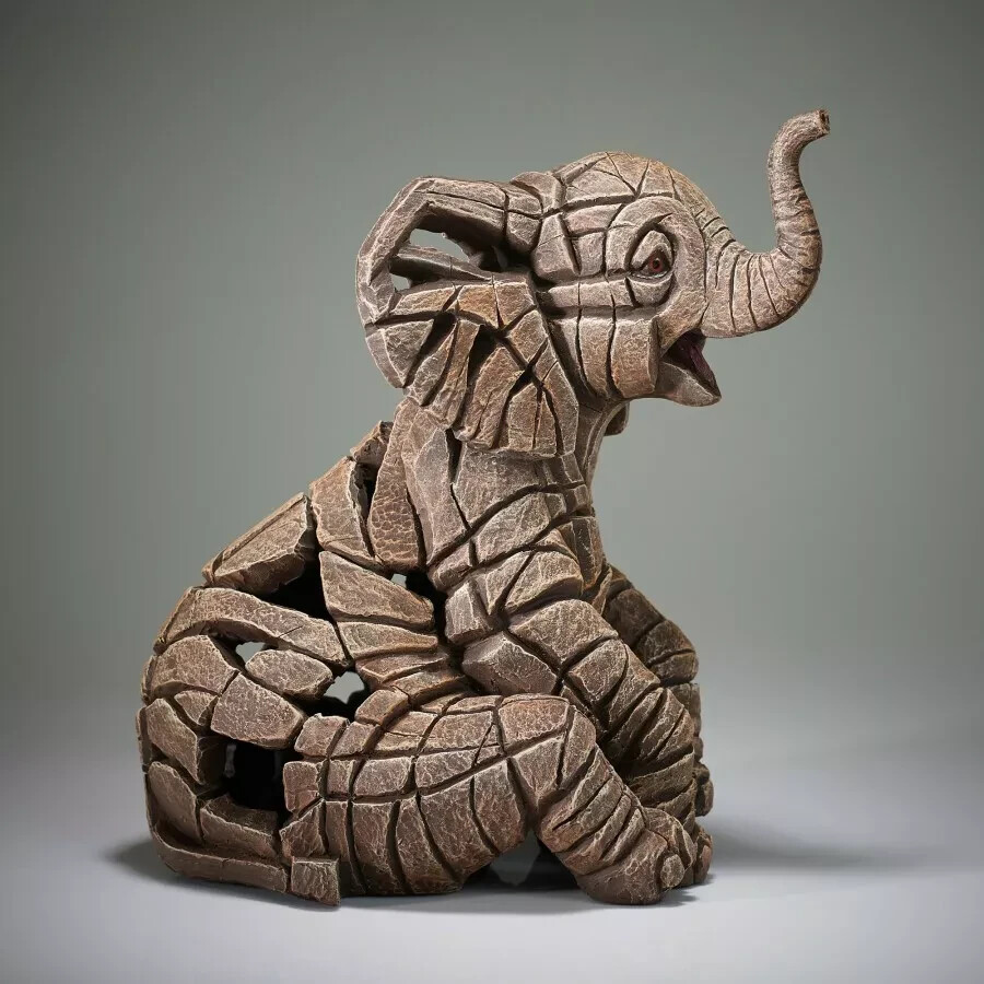 Matt Buckley Resin Elephant Calf Sculpture Edge 6008137