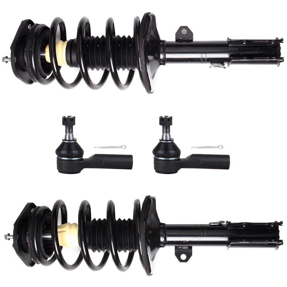 4pcs Front Strut Assembly with Tie Rod & End Link for 2003-2008 Toyota Matrix