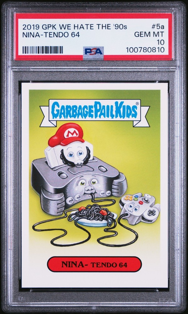 2019 Garbage Pail Kids We Hate 90s NINA TENDO 5a PSA 10 GEM MINT nintendo 64 N64