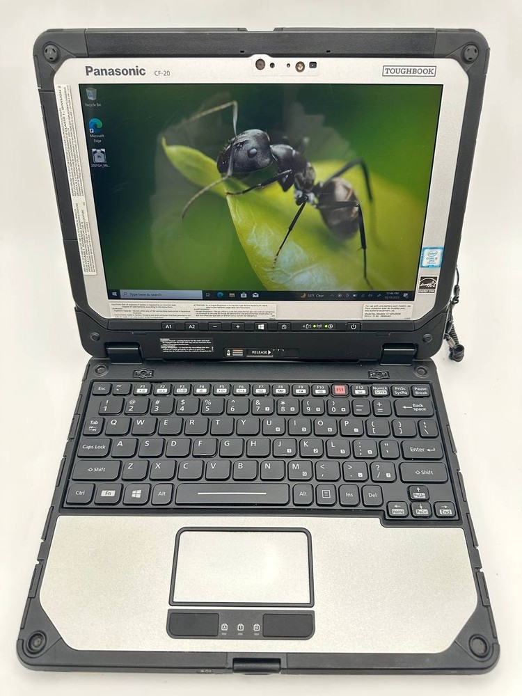 Panasonic Toughbook CF-20 MK2 i5-7th 16GB 256GB LTE/Barcode Reader Windows 10pro