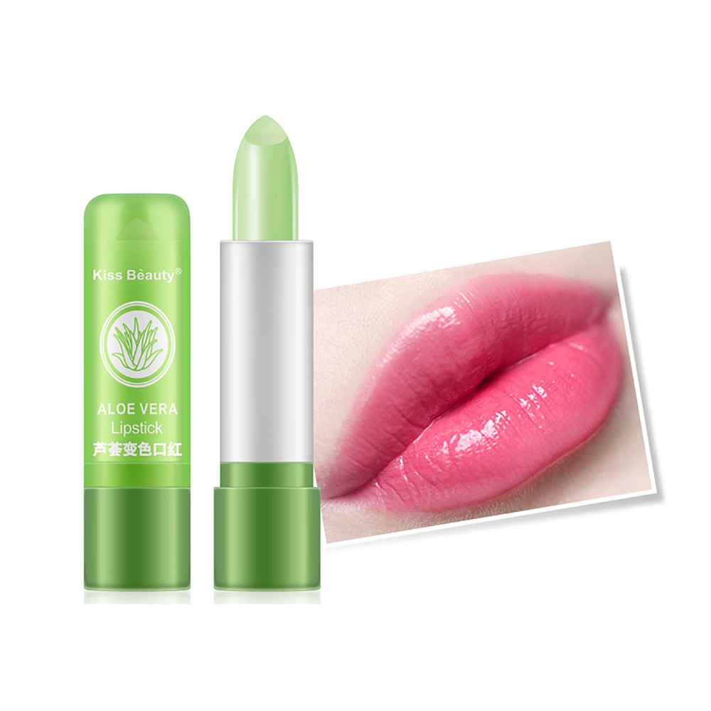 Temperature Change Lip Gloss with Aloin for Lasting Moisture & Waterproof Wear