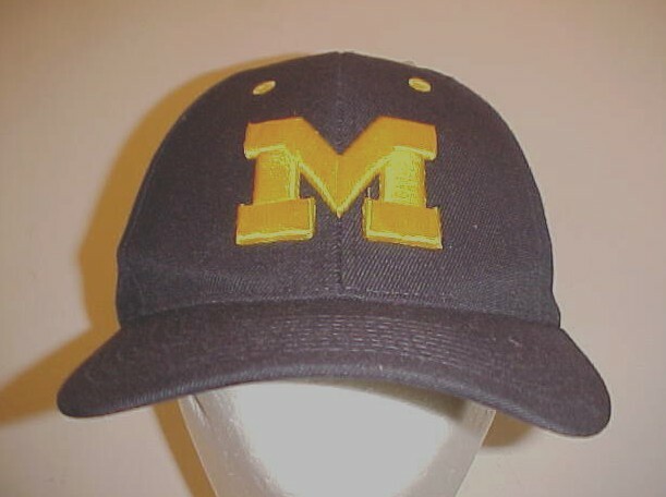 Michigan Wolverines NCAA Big Ten Black Gold Logo Unisex Cap