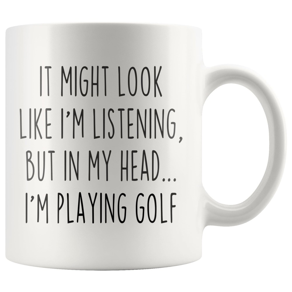 Golf Gift For Women Golf Gift Men Golf Coach Gift For Dad From Daughter Gift Mug