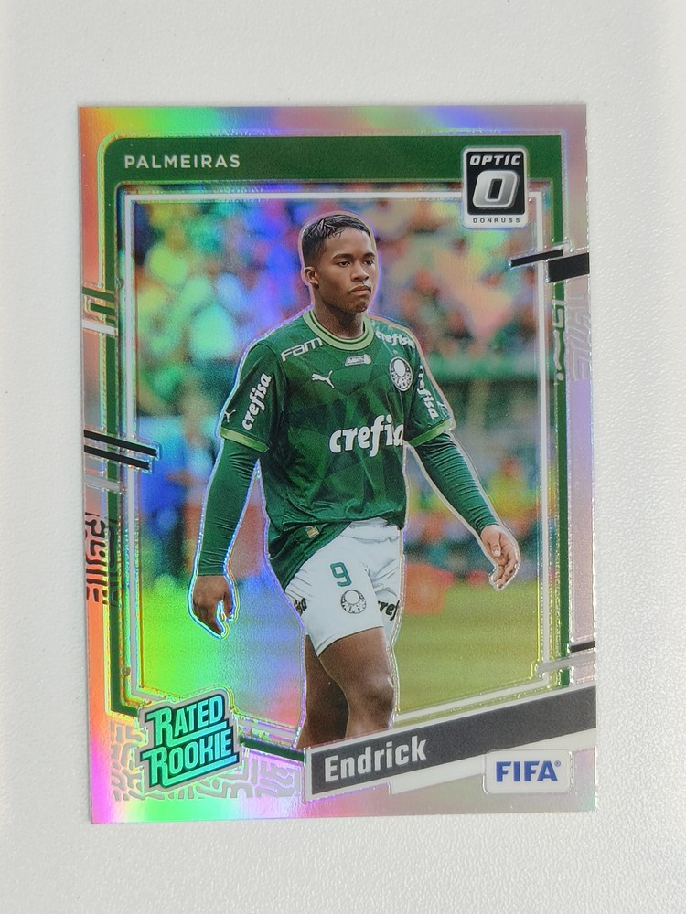 Endrick 2023-24 Panini Donruss FIFA Rated Rookie Silver #176 Refractor -VI