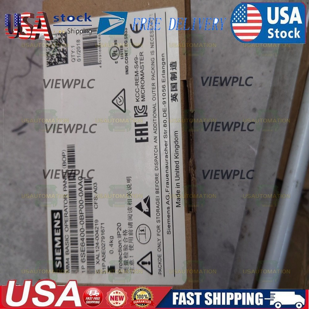 New Siemens 6SE6400-0BP00-0AA0 BASIC OPERATOR PANEL  6SE6 400-0BP00-0AA0