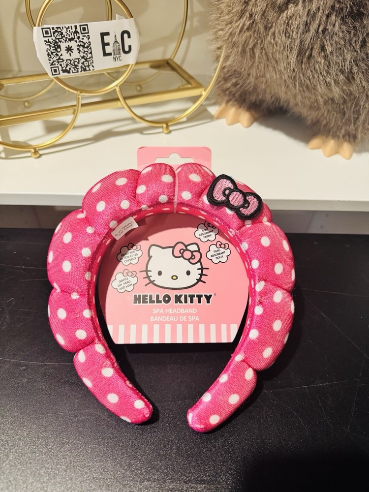 Hello Kitty Spa Pink Headband Bow