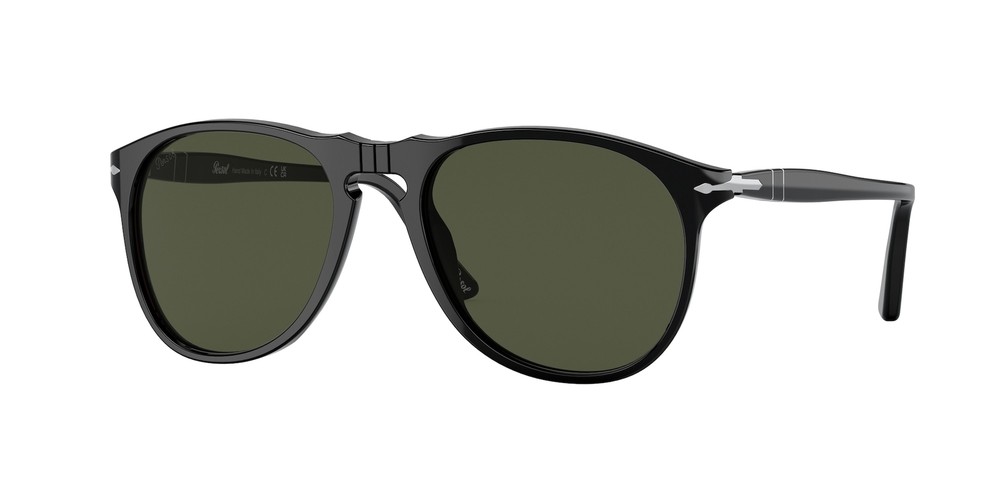 PERSOL PO9649S 95 31 Black Green 55 mm Men's Sunglasses