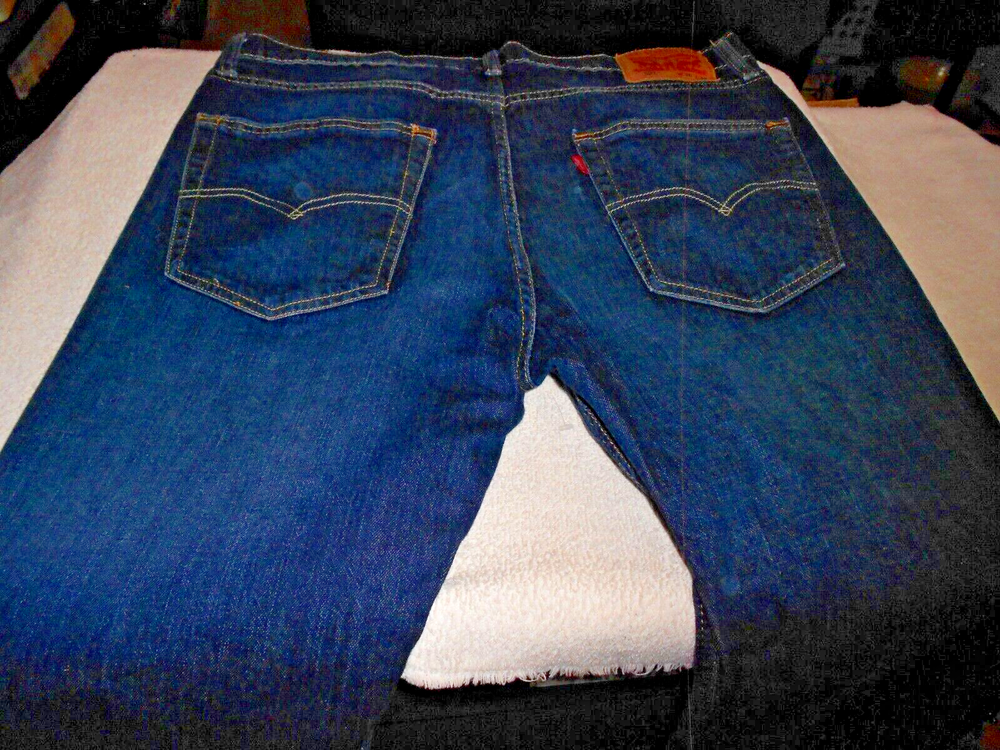Levis 527 Boot Cut Classic Blue Denim Jeans for Men 36x31