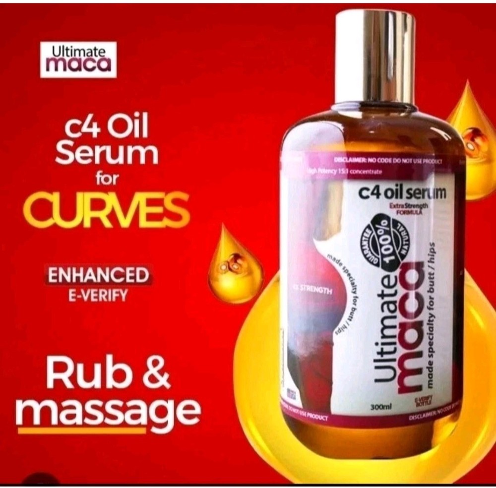 Ultimate Maca  C4 oil/serum. X 1 bottle. natural sexy curves 💯 satisfaction!