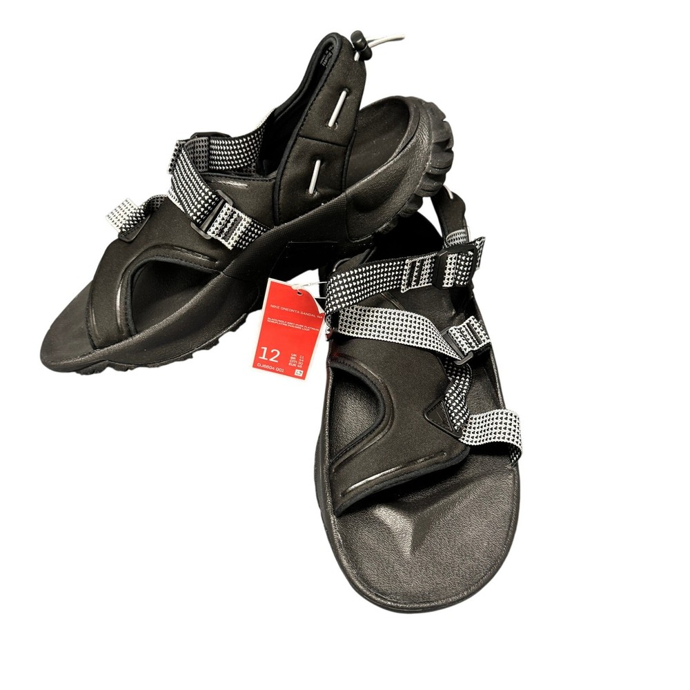 NIKE Oneonta Sandals for Men Size 12 Black Outdoor Adventure Shoes DJ6604 001