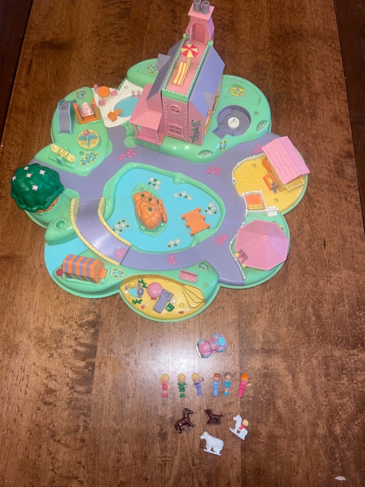 Vintage Polly Pocket Bluebird POLLY'S DREAM WORLD Playtime Mansion House 1991 #3