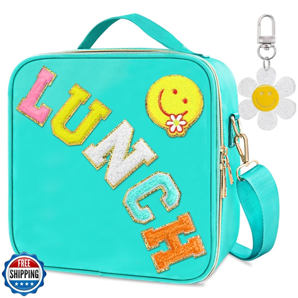 Insulated Preppy Lunch Box for Teen Girls - Cute & Stylish Design