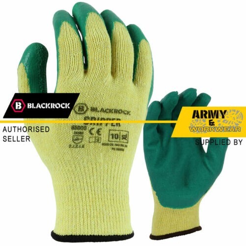 Blackrock Latex Coated Palm Gripper Safety Gloves for Builders and General Handling