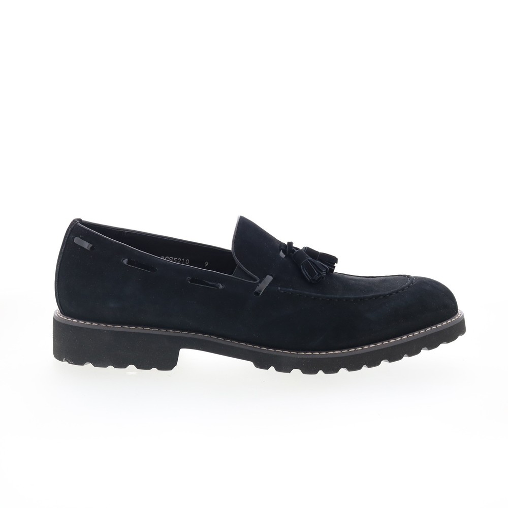 Robert Graham RGS5210 Mens Black Suede Loafers & Slip Ons Casual Shoes 9