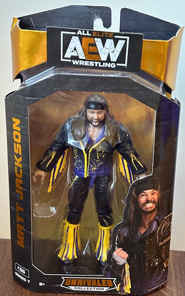 AEW Matt Jackson Unrivaled Collection Series 7 Wrestling Figure Jazwares New YZ