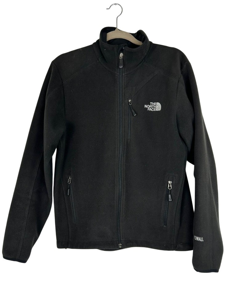 The North Face Men's Full Zip Black Fleece Jacket Small/Petites