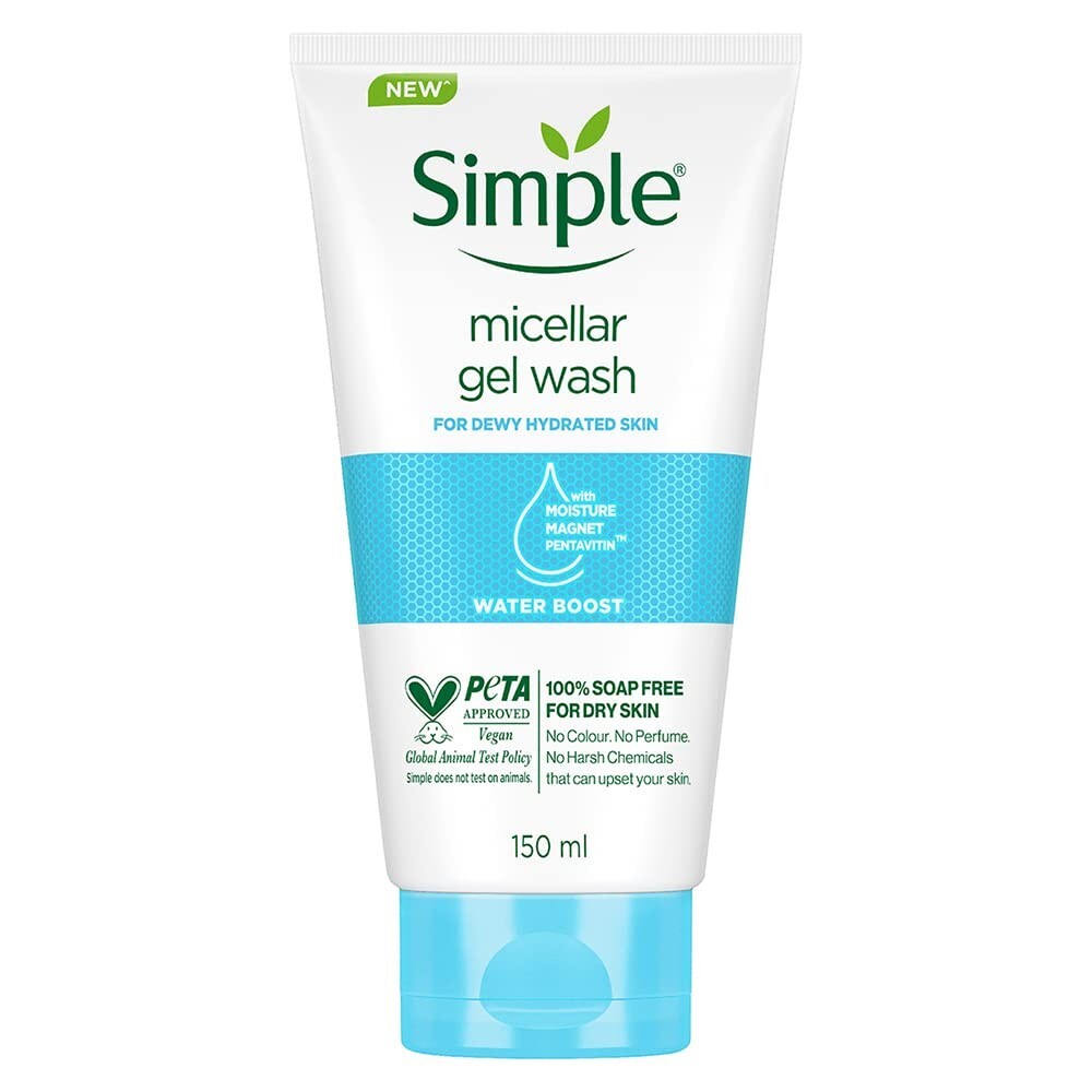 Gentle Soap-Free Micellar Facial Wash for Hydration - 150ml