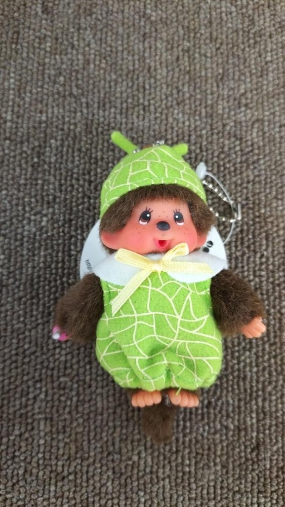 Sekiguchi 30th Anniversary Monchhichi Melon Fruit Keychain