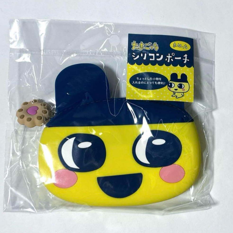 Tamagotchi Mametchi Face Silicone Pouch Cute Item