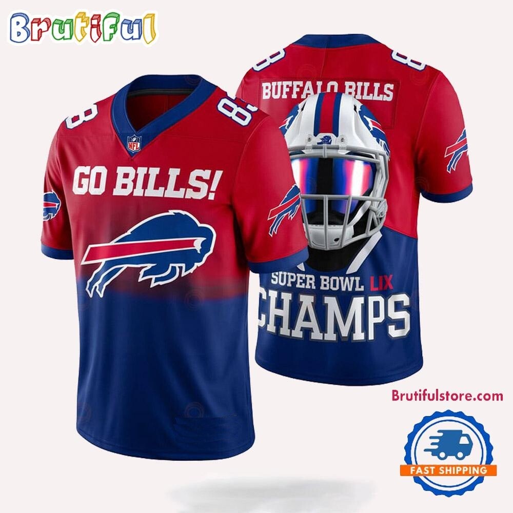 Buffalo Bills 2025 Super Bowl Champions Football Jersey Shirt