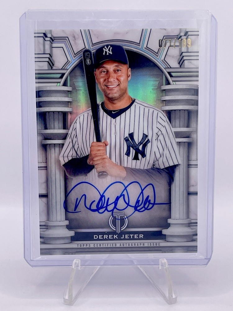Topps Tribute Baseball 2023 Derek Jeter Olympus Autographs 71/199 OA-DJ