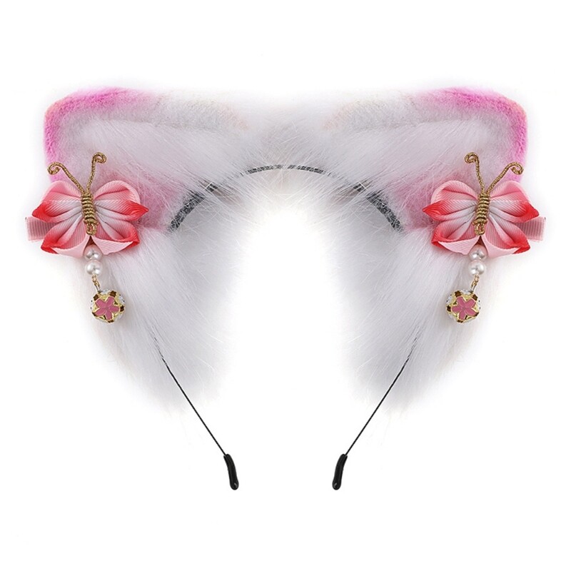 Sparkling Carnival Headband with Elegant Ear-Shaped Design for Festive Hair Decor