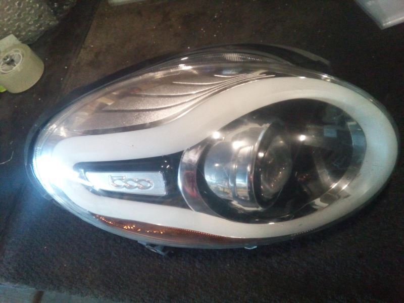 Passenger Side Headlight Assembly for 2014-2019 FIAT 500 4-Door L Model Lmc Lounge