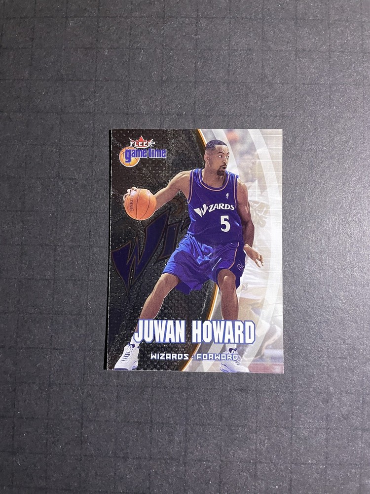 2000-01 Fleer Game Time Juwan Howard Card #13 - Washington Wizards
