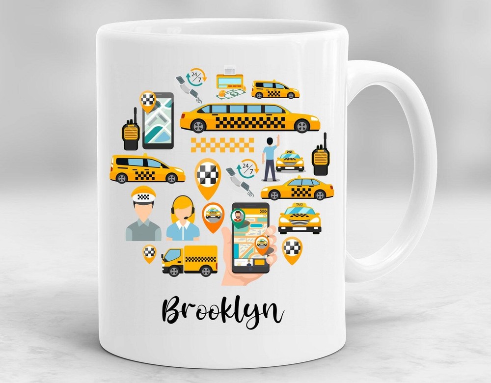 Personalized Taxi Driver Mug Taxi Driver Cup Taxi Driver Gift Taxi Driver Coffee