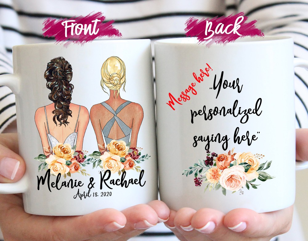 Custom Bridal Party Mug Personalized Mug Best Friend Gift Sister Wedding Mug