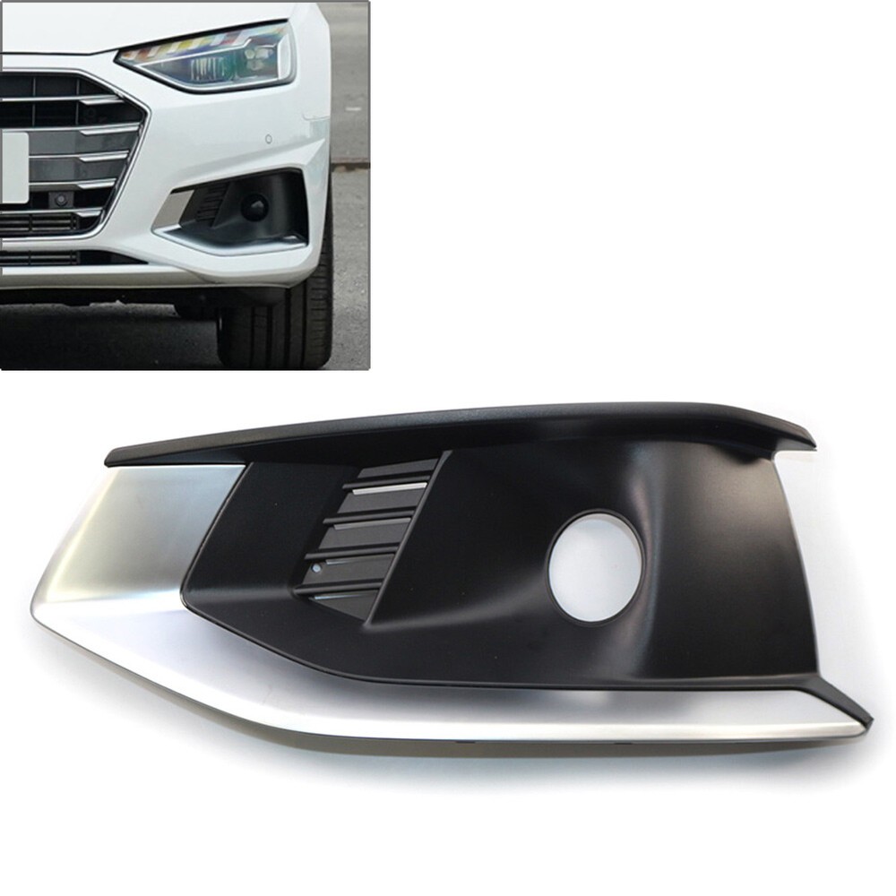 Front Bumper Fog Light Grille Cover Trim FOR Audi A4L 2020-2022