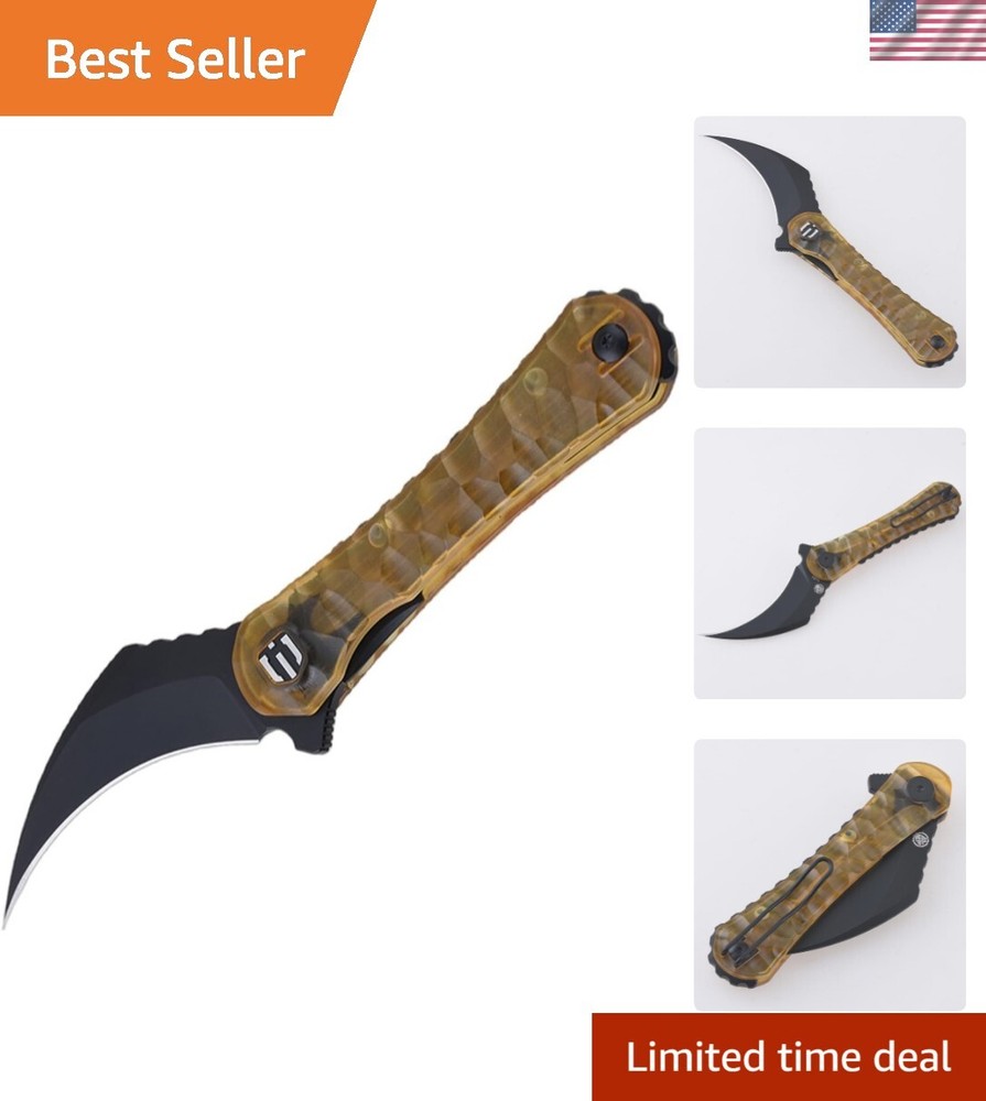 ScytheXL Folding Knife 154CM Steel Titanium Coating 2.92