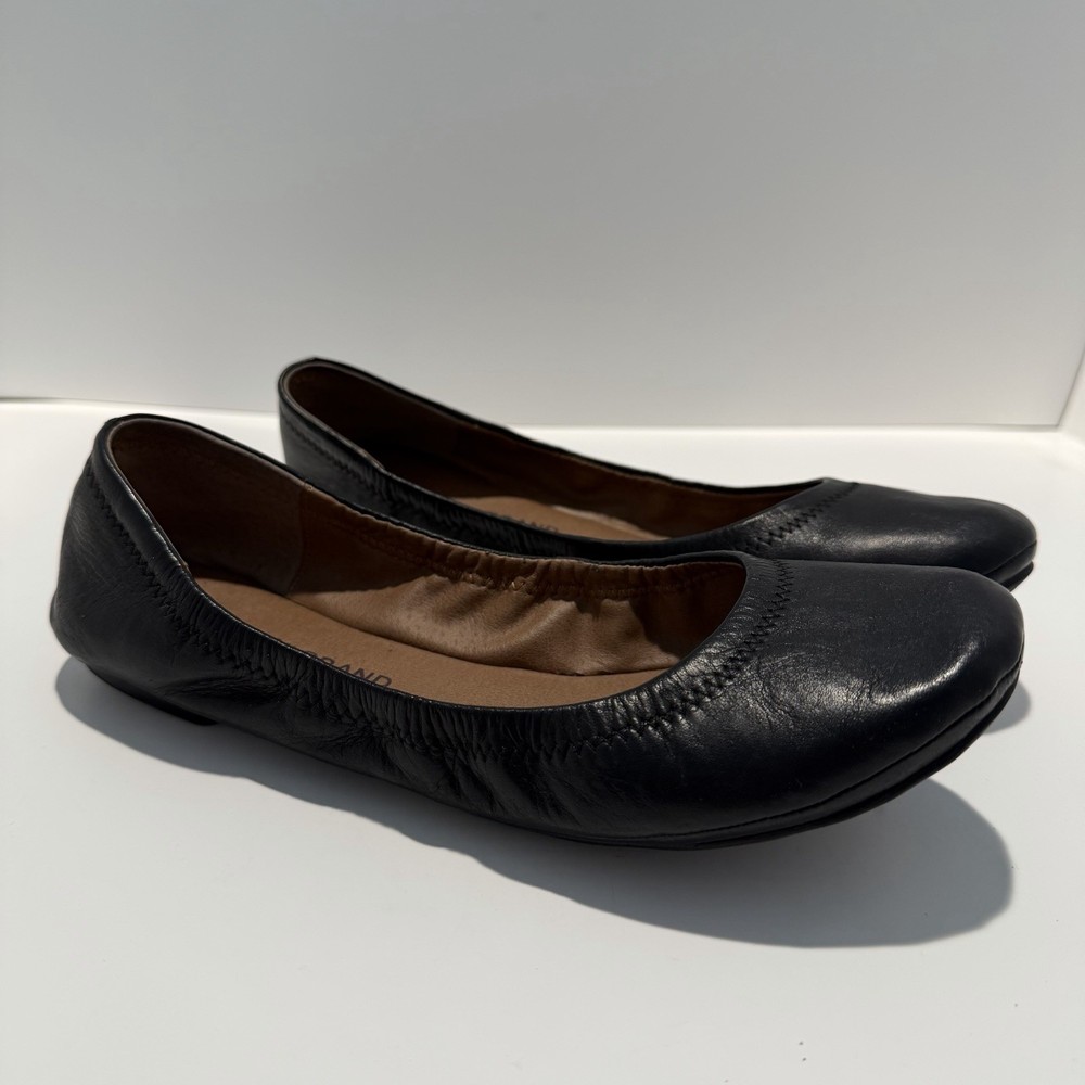 Lucky Brand Shoes Womens 8 M Erin Ballet Flats Rounded Slip On Comfort Leather