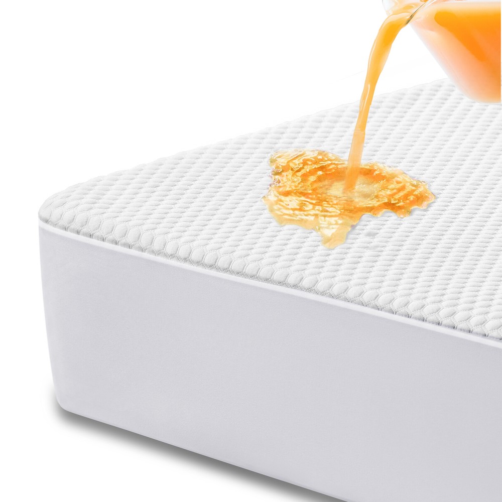 Waterproof Sleeping Mattress Protector Breathable Fitted Bed Covers Deep Pocket