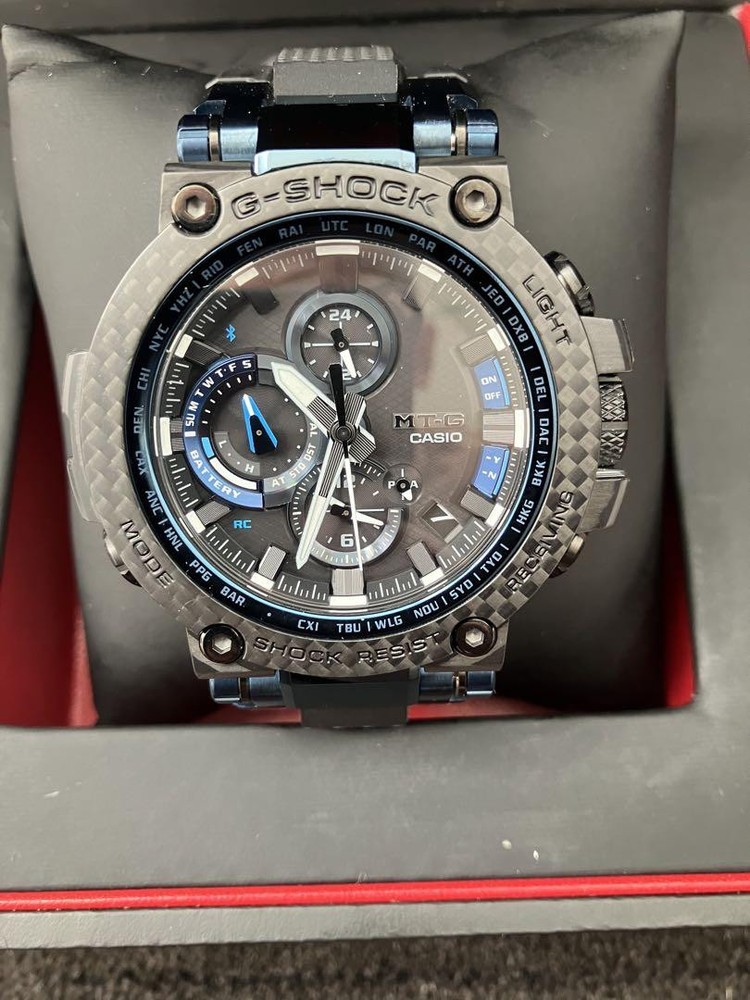 Limited Time Casio G-Shock MTG-B1000XB-1AJF Black Luxury Watch-image