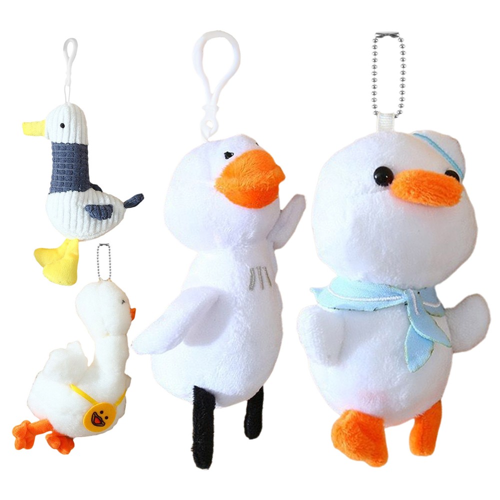 Duck Pendant Backpack Cartoon Plush Animal Ornament Men Women Stuffed qualified